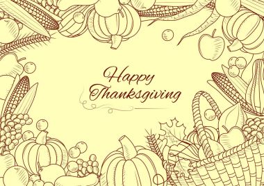 Mutlu Şükran günü tatil kutlama Festivali arka plan