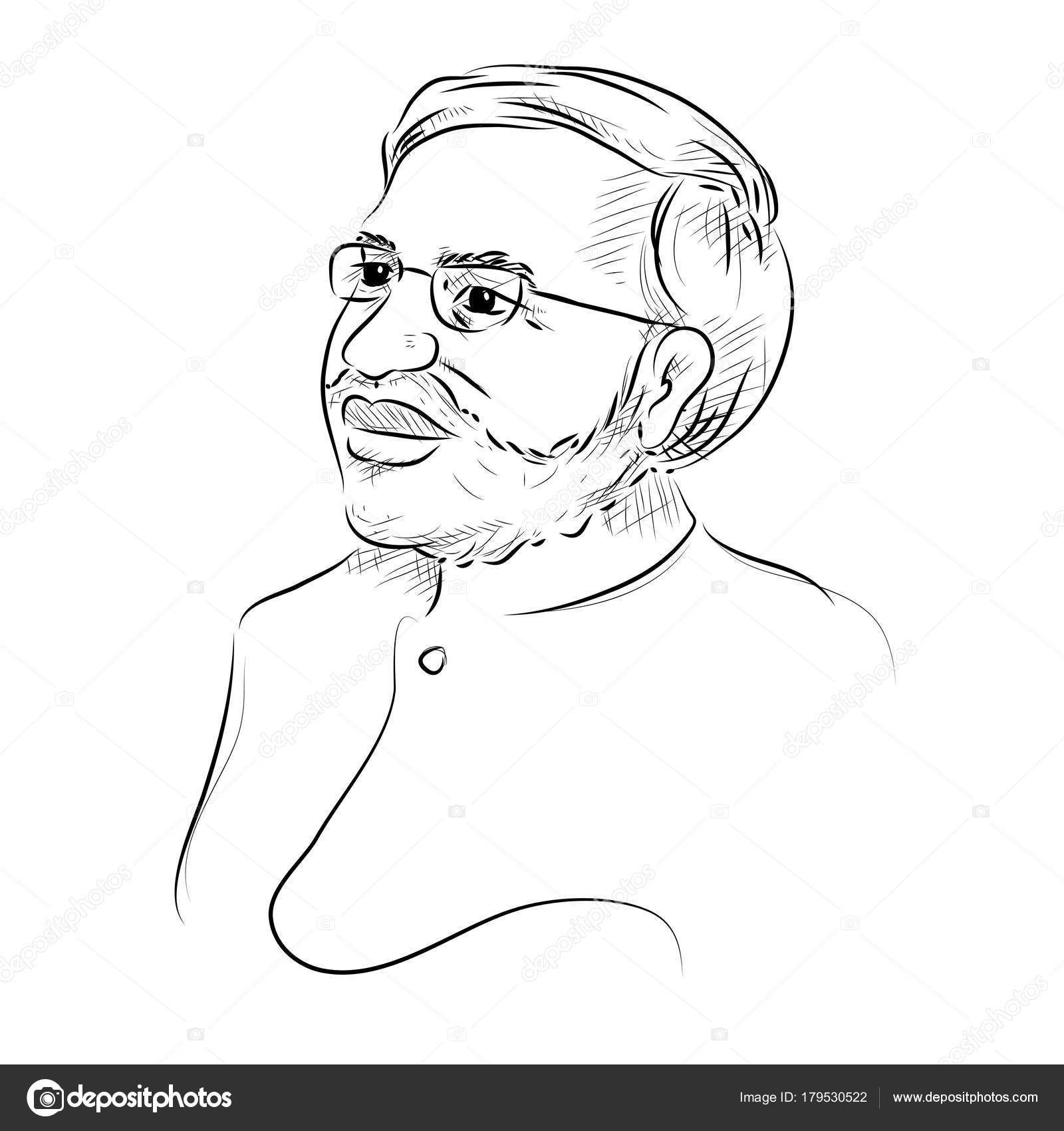 Suraj SA Art  Pencil sketch of PM Narendra Modi  Facebook