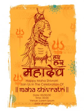 Lord Shiva, Hint Shivratri için Hindu tanrısı