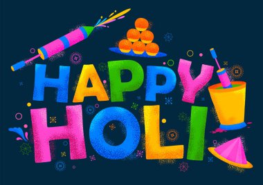 Renk Festivali için Mutlu Holi Arkaplanı Kutlamaları