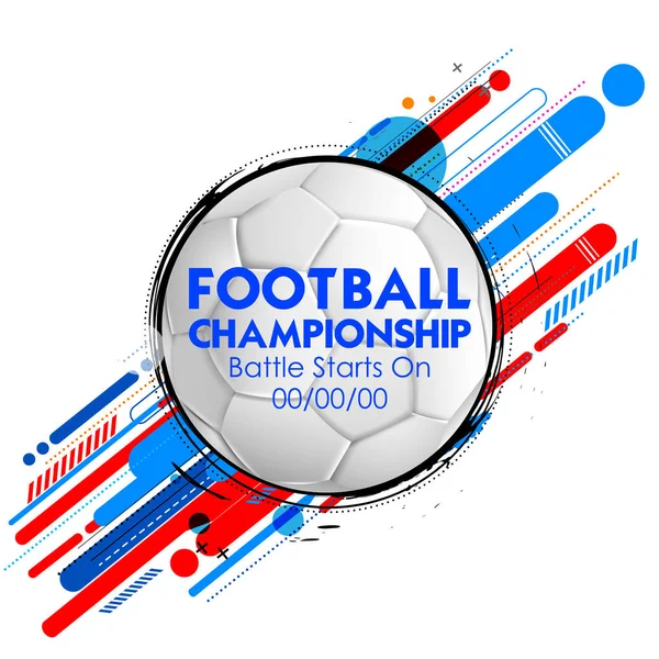 Ryssland fotboll Championship Cup fotboll Sport bakgrund för 2018 — Stock vektor