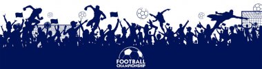 2018 Futbol Şampiyonası Kupası Futbol Spor arka planı