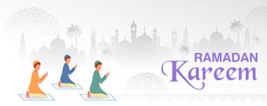 İnsanlar Ramazan Kareem İslam 'ın cömert Ramazan bayramını kutluyor.