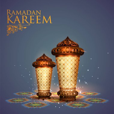 Ramazan Kareem İslam dini bayramı için cömert Ramazan kutlamaları