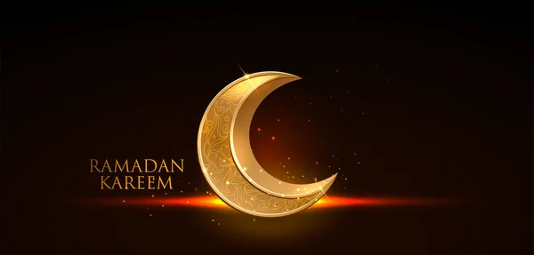 Ramadã Kareem Generosas saudações Ramadã para o Islã festival religioso Eid — Vetor de Stock