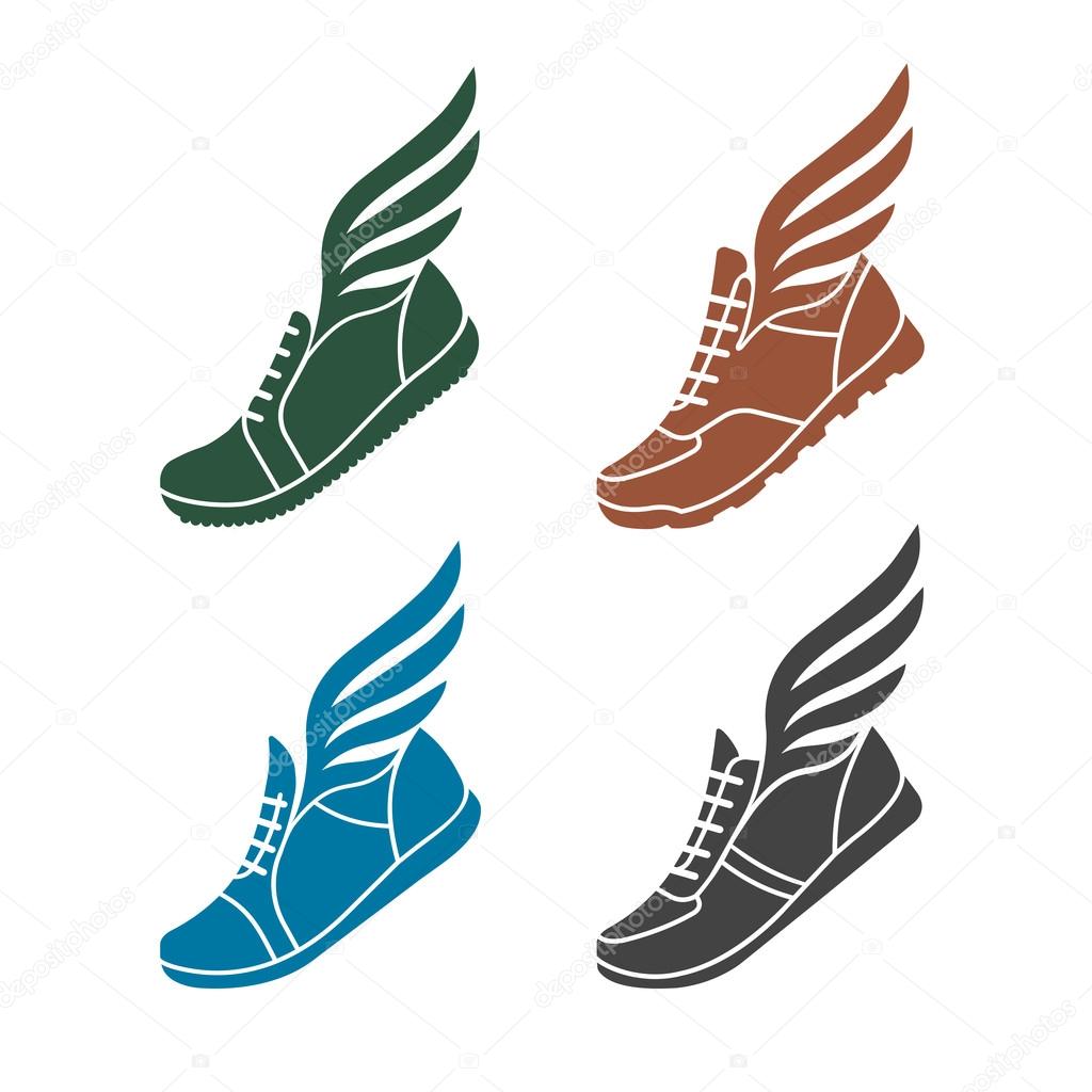 Tennis shoes with hotsell wings on them