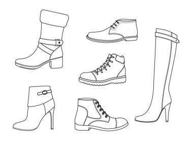 şık Kış Ayakkabı kümesi