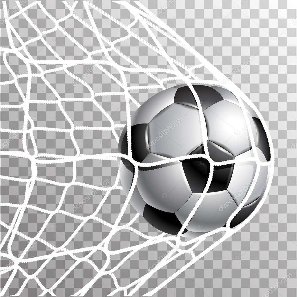 Soccer Ball in a grid of gate