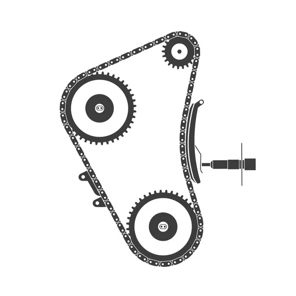 Desenho de carro mecanismo . — Vetor de Stock