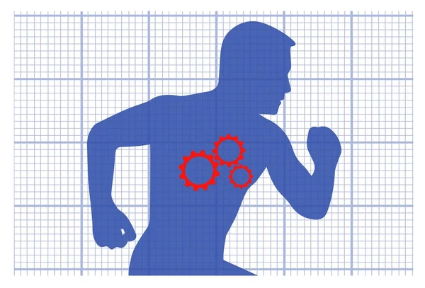 Dişliler bir canlı sağlık Debug mekanizması olarak sembolize..