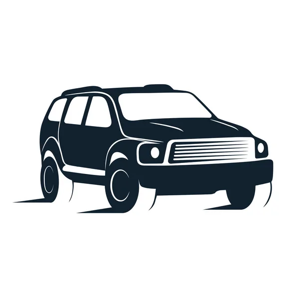 Silhouette der Auto-Vektor-Illustration. — Stockvektor