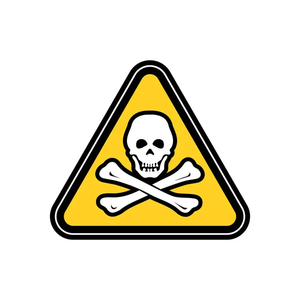 Pirateria il concetto di sicurezza informatica il segnale di avvertimento . — Vettoriale Stock
