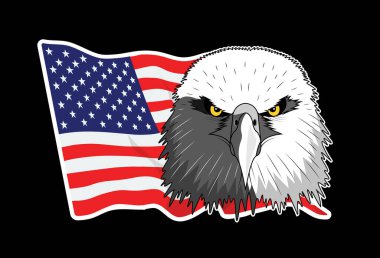 Kel kartal sembolü Kuzey Amerika