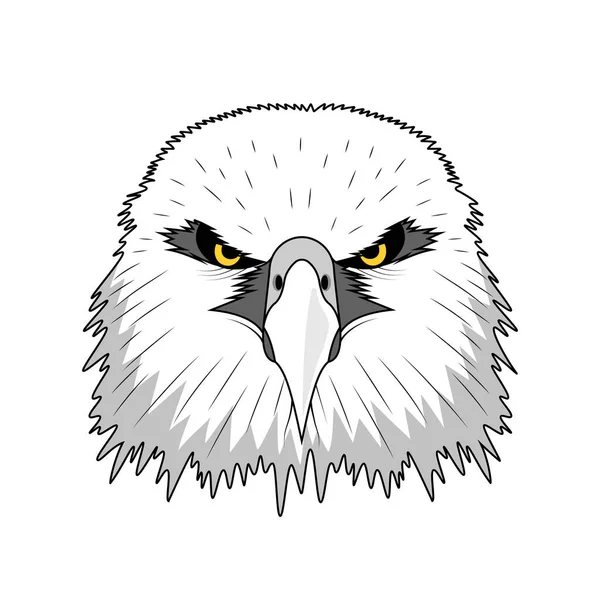 北美秃鹰象征 — 图库矢量图片