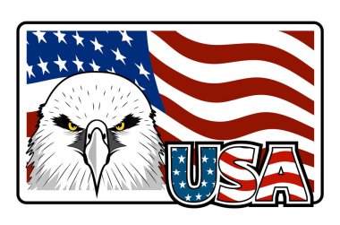 Kel kartal sembolü Kuzey Amerika.