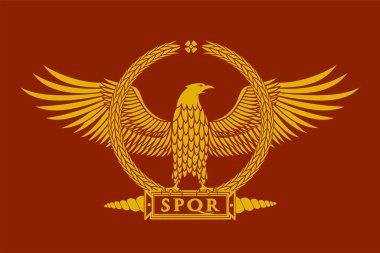 Roma kartalı logo vektör çizimi