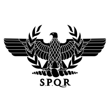 Roma kartalı logo vektör çizimi