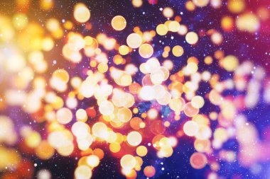 Sihirli renk festival ile arka plan arka plan ile doğal bokeh