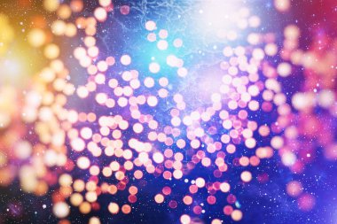 Sihirli renk festival ile arka plan arka plan ile doğal bokeh