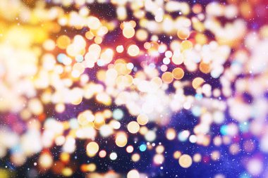 Sihirli renk festival ile arka plan arka plan ile doğal bokeh