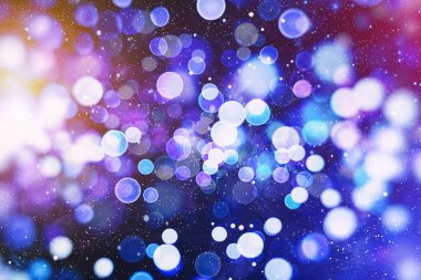 ışıltılı Parlatıcı ampuller ışık arka plan: bulanıklık Noel duvar kağıdı dekorasyon concept.holiday festival zemin: ışıltı daire kutlamaları ekran yaktı.