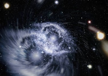 Yıldızlı uzay arka plan dokusu