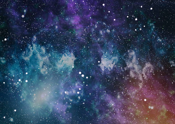 Deep space. High definition star field background . Starry outer space background texture . Colorful Starry Night Sky Outer Space background