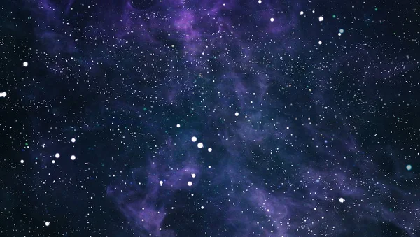 Niebieskie ciemne niebo z wieloma gwiazdami. Droga mleczna na tle przestrzeni — Zdjęcie stockowe