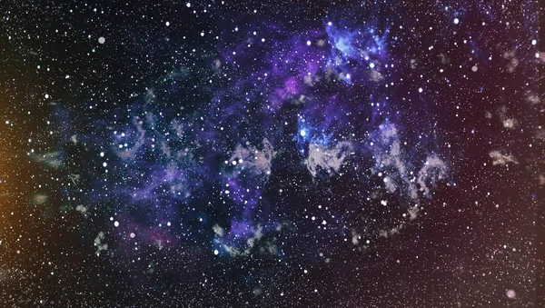 Μπλε σκούρο νυχτερινό ουρανό με πολλά αστέρια. Γαλαξίας στο φόντο χώρου — Φωτογραφία Αρχείου