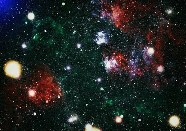 Blauer dunkler Nachthimmel mit vielen Sternen. Milchstraße auf dem Weltraum-Hintergrund — Stockfoto