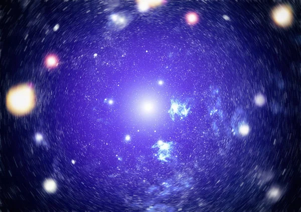 Nello spazio profondo. Sfondo campo stellare ad alta definizione. Stellato spazio esterno sfondo texture — Foto Stock