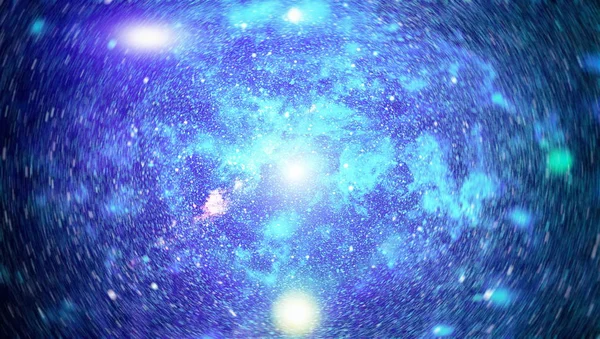 Cielo notturno blu scuro con molte stelle. Via lattea sullo sfondo dello spazio — Foto Stock
