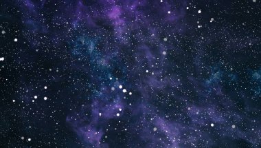 Renkli yıldızlı gece gökyüzü uzay arka plan