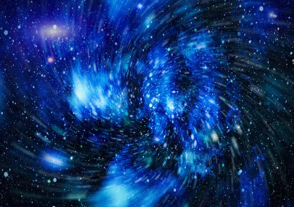 Colorful Starry Night Sky Outer Space background — Stock Photo, Image