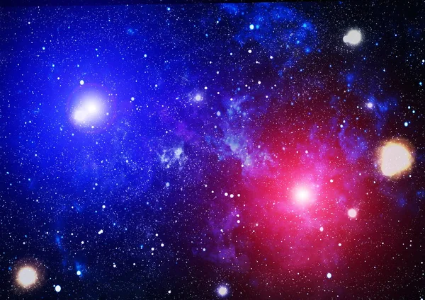 Colorido cielo nocturno estrellado fondo del espacio exterior — Foto de Stock