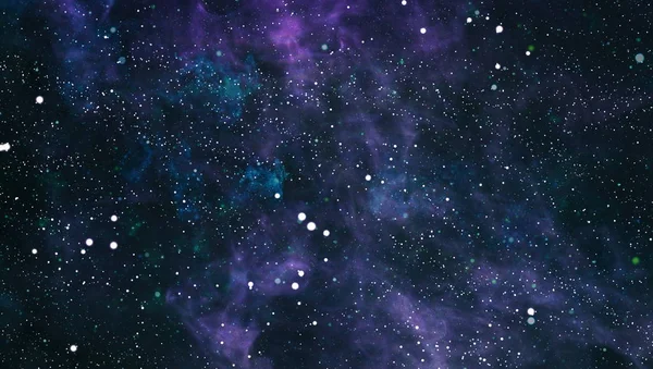 多彩的满天星斗的夜晚天空外层空间背景 — 图库照片
