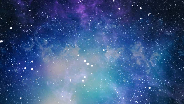 Colorido Starry Night Sky Outer Space fundo — Fotografia de Stock