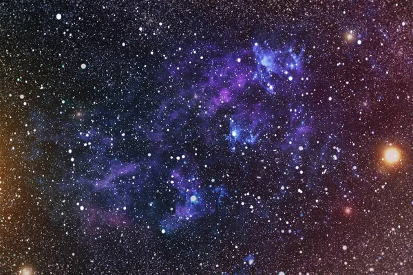 Renkli yıldızlı gece gökyüzü uzay arka plan — Stok fotoğraf
