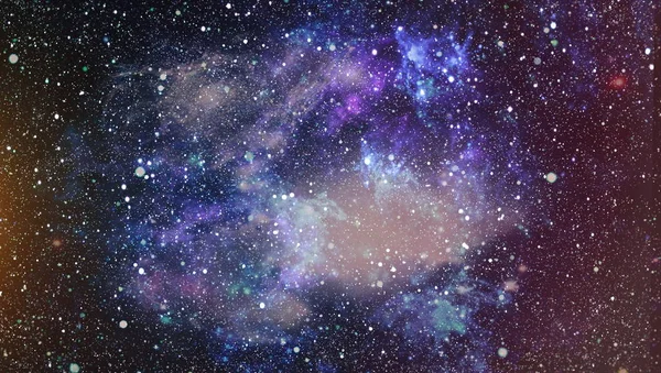 Deep space. Achtergrond van high-definition-ster van een veld — Stockfoto