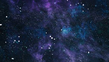 Starry outer space background texture