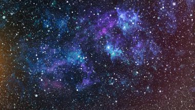 Yıldızlı uzay arka plan dokusu