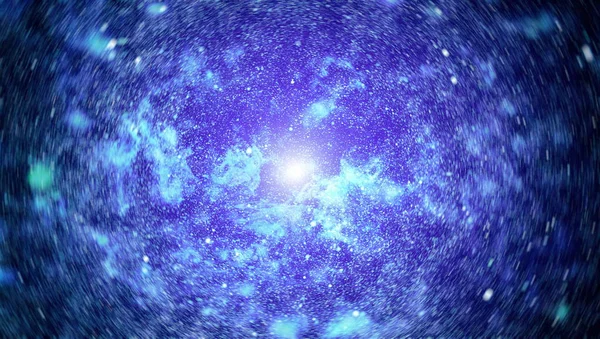 Deep Space Hintergrund mit Sternenstaub und leuchtendem Stern. Milchstraße kosmischen Hintergrund. Sternenstaub und Pixie-Staub glitzern im Weltraum. — Stockfoto