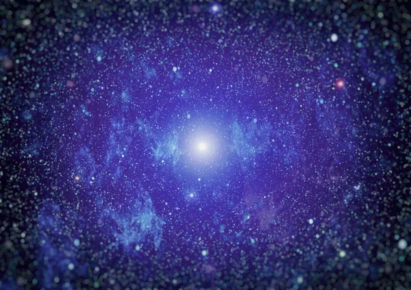 Με φόντο βαθύ διάστημα με αστρόσκονη και λαμπρό αστέρι. Milky way κοσμικό υπόβαθρο. Αστέρι σκόνη και pixie σκόνη σπινθηροβολώ χώρο σκηνικό. — Φωτογραφία Αρχείου