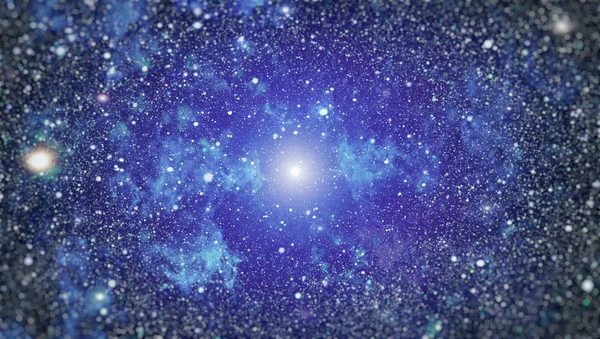 Deep space bakgrund med stardust och lysande stjärna. Vintergatan kosmiska bakgrund. Stjärna damm och pixie dust glitter utrymme bakgrund. — Stockfoto