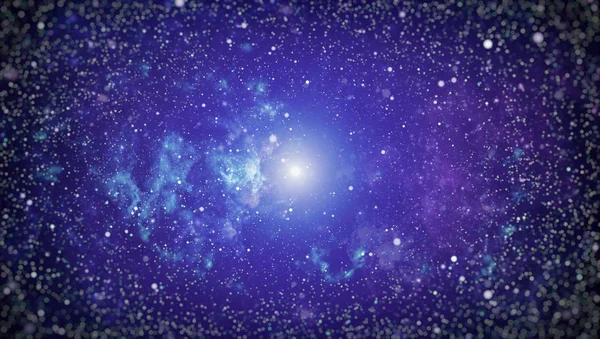 Deep space background with stardust and shining star. Milky way cosmic background. Star dust and pixie dust glitter space backdrop. — Stock Photo, Image