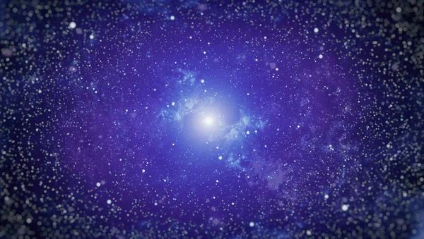 Deep space bakgrund med stardust och lysande stjärna. Vintergatan kosmiska bakgrund. Stjärna damm och pixie dust glitter utrymme bakgrund. — Stockfoto