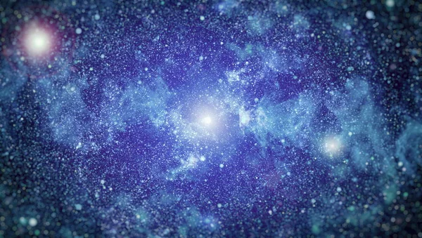 Deep space bakgrund med stardust och lysande stjärna. Vintergatan kosmiska bakgrund. Stjärna damm och pixie dust glitter utrymme bakgrund. — Stockfoto