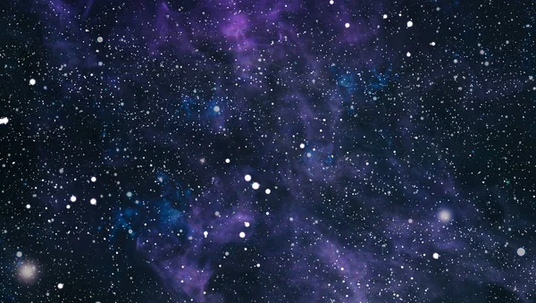 繁星的外层空间背景纹理 — 图库照片