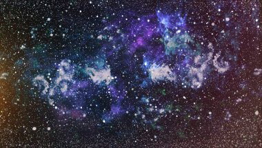 Yıldızlı uzay arka plan dokusu