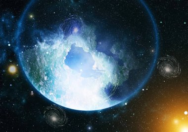 Yıldızlı uzay arka plan dokusu